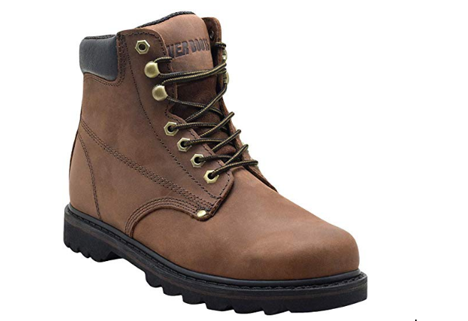 EVER BOOTS Tank Men's Soft Toe Oil Full Grain Leather Insulated Work Boots