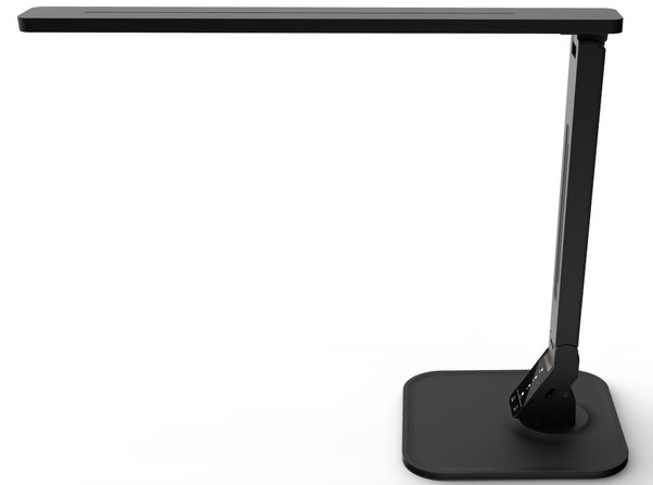 Lampat LED Desk Lamp, Dimmable LED Table Lamp Black, 4 Lighting Modes