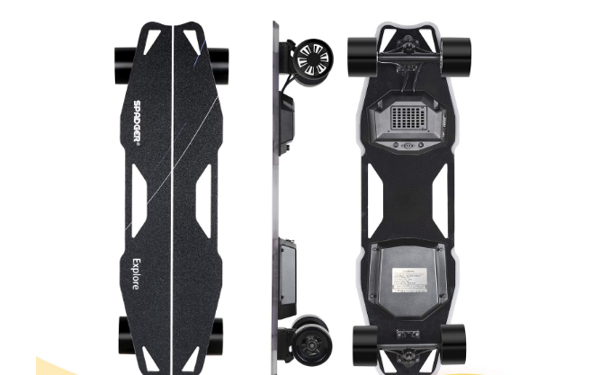 Spadger Electric Skateboard D5X Plus 35’’ Boosted Longboard,