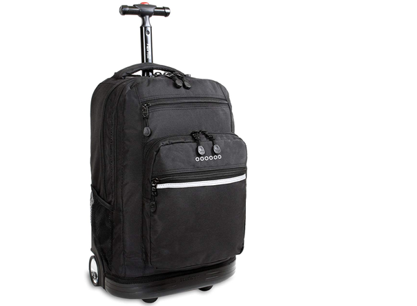 J World New York Sundance LAPTOP Rolling Backpack for Schooling & Travel