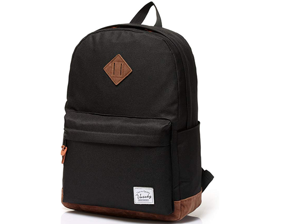 School Backpack,Vaschy Unisex Classic Water-resistant Backpack for Men Women