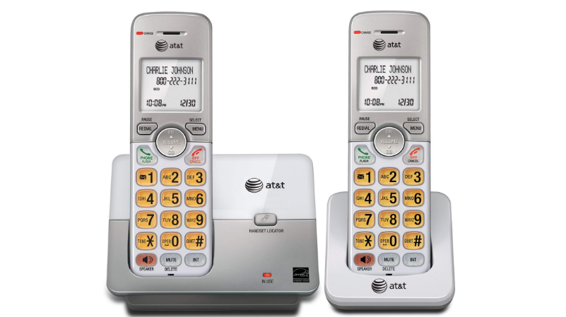 AT&T EL51203 DECT 6.0 Phone with Caller ID Call Waiting, 2 Cordless Handsets