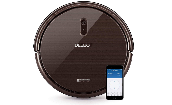 ECOVACS DEEBOT N79S Robot Vacuum Cleaner with Max Power Suction, Works with Alexa, App Controls, Self-Charging, Quiet, for Hard Floors & Carpets
