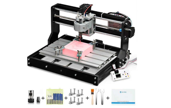 Genmitsu CNC 3018-PRO Router Kit GRBL Control 3 Axis Plastic Acrylic PCB PVC Wood Carving Milling Engraving Machine