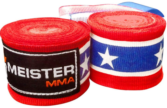 Meister Adult 180 Semi Elastic Hand Wraps for MMA & Boxing