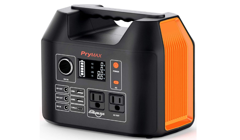 PRYMAX Portable Power Station, 300W Solar Generator