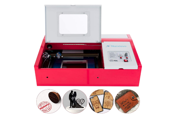 SUNCOO K40 Laser Cutter 12x8 in Desktop DIY 40W CO2 Laser Engraving Machine Glass Wood Leather Acrylic Cutting Machine