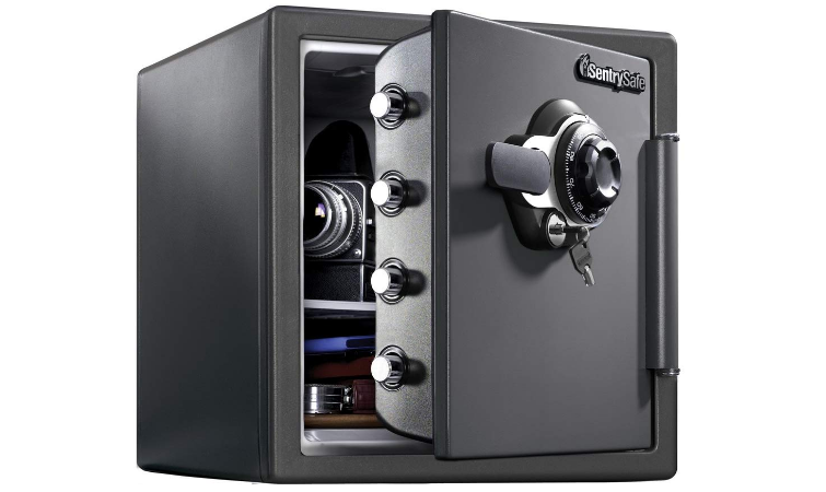 SentrySafe SFW123DSB Fireproof Safe and Waterproof Safe