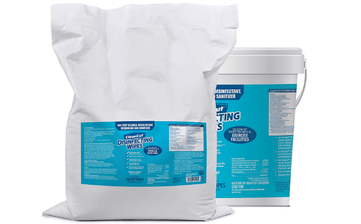 Clean Cut Heavy Duty Disinfecting Gym Equipment Wipes
