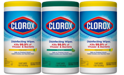 wipes disinfecting bleach