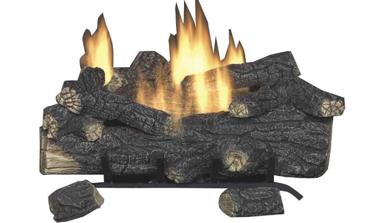 Emberglow Savannah Oak 18 in. Vent-Free Propane Gas Fireplace Logs