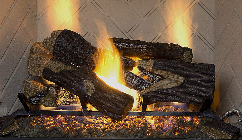 Sure Heat BRO18NG Sure Heat Burnt River Oak Vented Gas Log Set