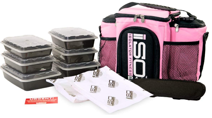 Meal Prep Bag ISOBAG 3 Meal Insulated Lunch Bag