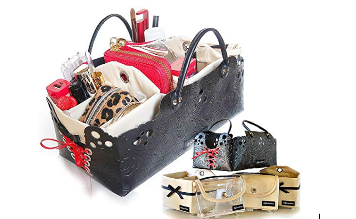 PursePacks Purse Organizer Insert Liner Dividers Cosmetic Bags